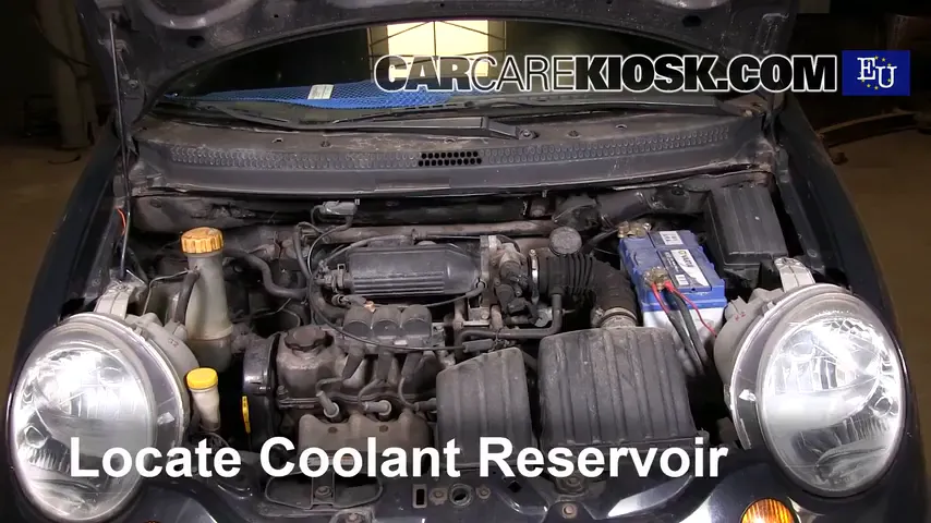 2001 Daewoo Matiz SE 0.8L 3 Cyl. Coolant (Antifreeze) Add Coolant